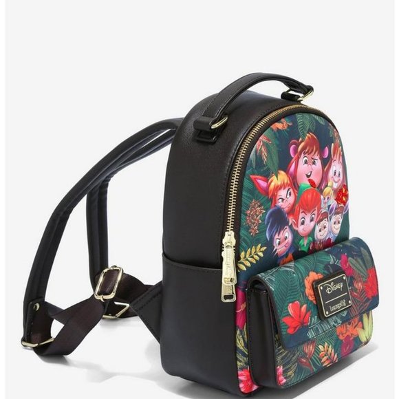 Loungefly Disney Peter Pan & Lost Boys Chibi Jungle Mini Backpack main image 7